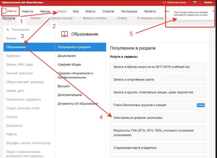 Дневник школьника